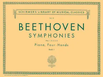 Best Seller Beethoven Symphonies - Book 1 (1-5) One Piano Four Hands