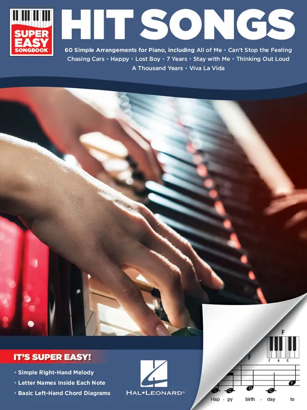 Hit Songs - Super Easy Songbook Trusted Brand