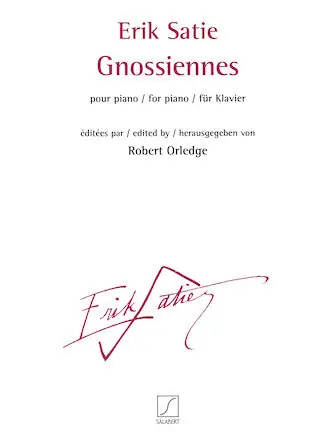 Order Now Satie: Gnossiennes Piano Solo