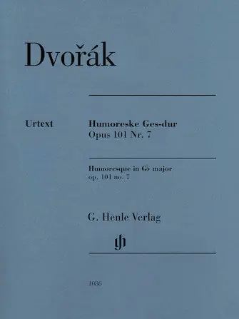 Holiday Sale Dvořák: Humoresque in G Flat Major Op. 101, No. 7 - Piano