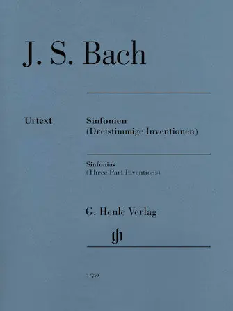 Bach Sinfonias (Three Part Inventions) Revised Edition – Paperbound Without Fingerings Cheap