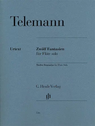 Mega Sale Telemann 12 Fantasias For Flute Solo Twv 40:2-13