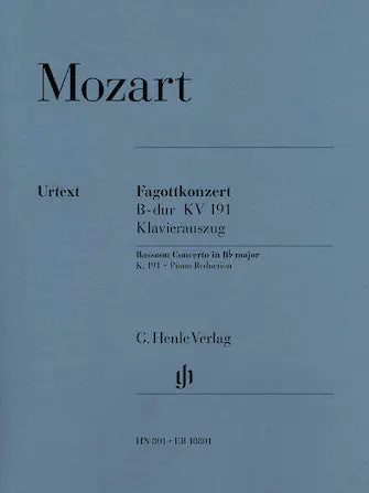 Wholesale Mozart Bassoon Concerto B-flat Major, K.191