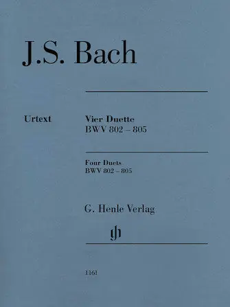 Bach 4 Duets BWV 802-805 (edition without fingering) High Quality