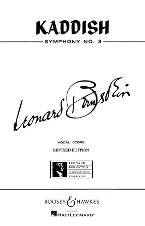 Fresh Stock Bernstein Kaddish (Symphony No. 3) - Vocal Score