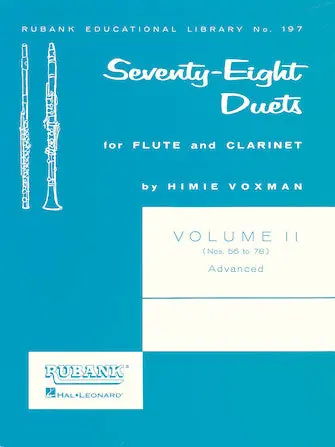 Time-Limited Voxman Seventy-Eight Duets for Flute and Clarinet - Volume 2