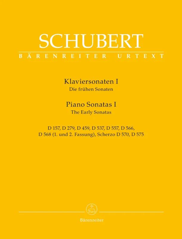 Schubert Piano Sonatas Volume 1 Revised Shop Now