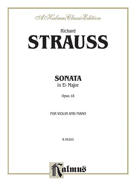Bargain Strauss Sonata in E-flat Major, Opus 18