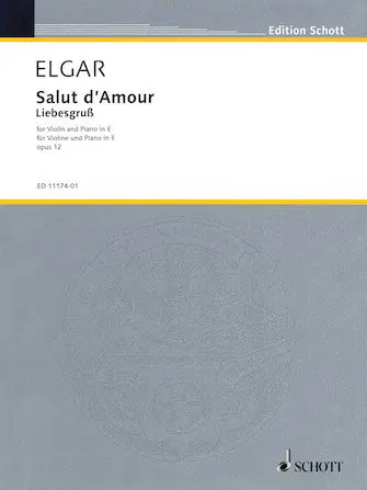Elgar Salut d'Amour in E Major, Op. 12, No. 3 Direct From Factory