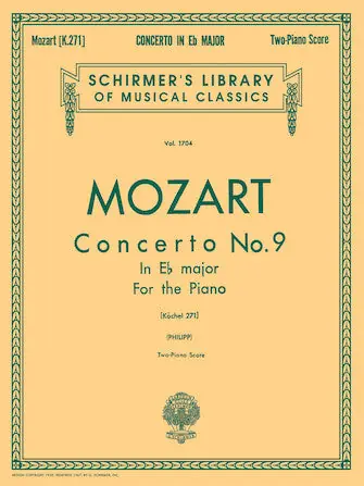 Mozart Concerto No. 9 in Eb, K.271 Piano Duet Final Sale