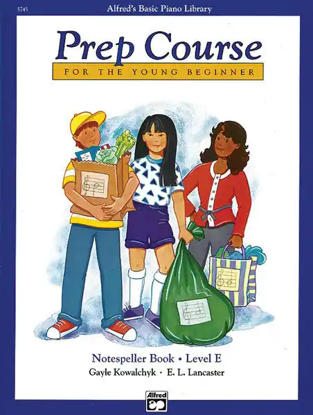 Alfred's Basic Piano Prep Course: Notespeller Book E Original