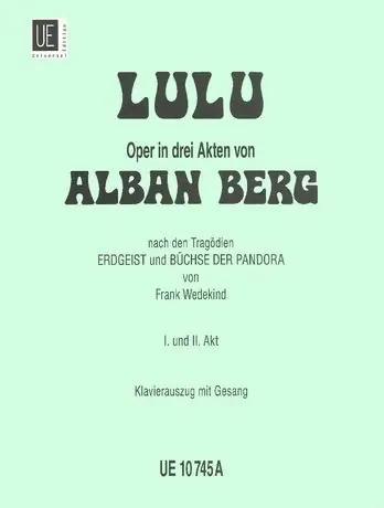 Free Delivery Berg: Lulu, in 2 Volumes (Vocal Score)