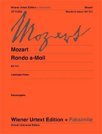 Limited Edition Mozart Rondo A minor KV 511