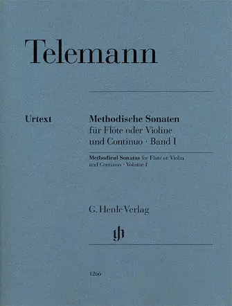 Telemann Methodical Sonatas for Flute or Violin and Continuo - Vol. 1 Final Sale