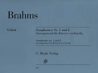 Must Have Brahms Symphonies Nos. 1 And 2 Arranged for Piano 4 Hands