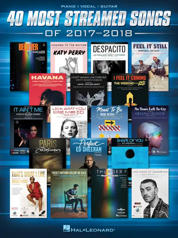 Exclusive Offer 40 Most Streamed Songs of 2017-2018