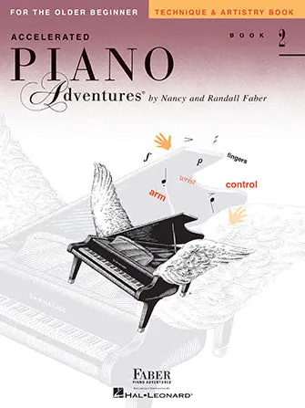 Free Shipping Accelerated Piano Adventures Technique and Artistry, Book 2