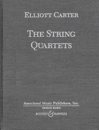 Carter String Quartets (Complete) Study Score New Arrival