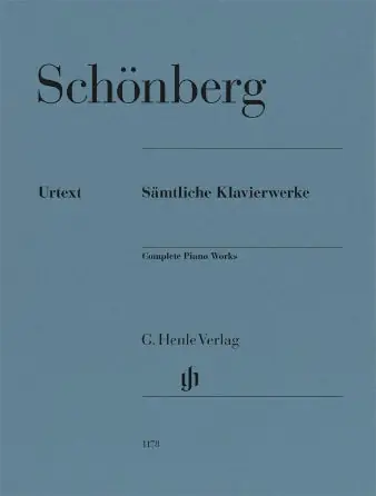 Free Shipping Schoenberg Complete Piano Works Piano Solo