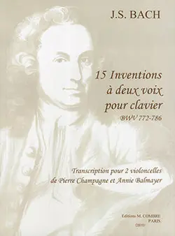 Bach 15 Inventions à 2 voix BWV 772-786 Arr. 2 Cellos Must Have