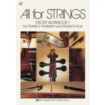 All For Strings Theory Workbook 1 - Violin Fan Favorite