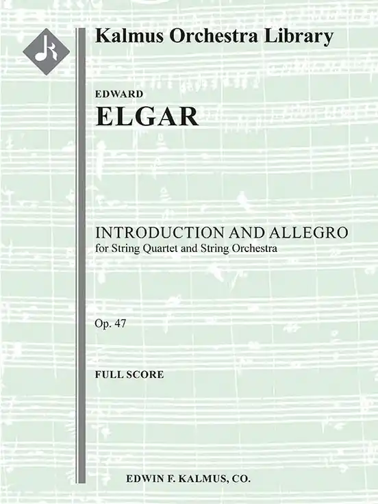 Elgar Introduction and Allegro, Op. 47 New Arrival