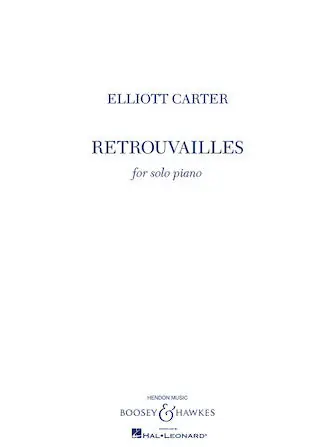 Carter Retrouvailles for Solo Piano Fresh Stock