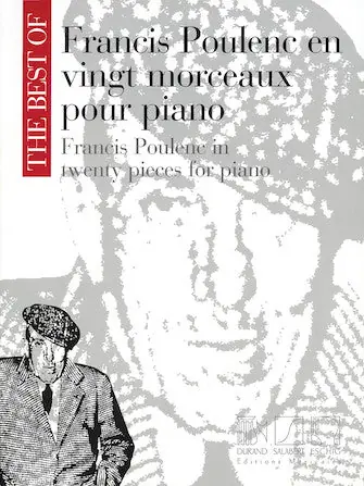 Warranty Included Poulenc Best of in 20 Pieces for Piano