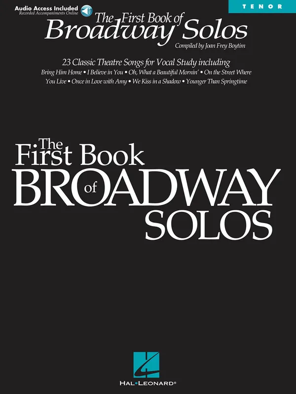 Premium First Book of Broadway Solos - Tenor