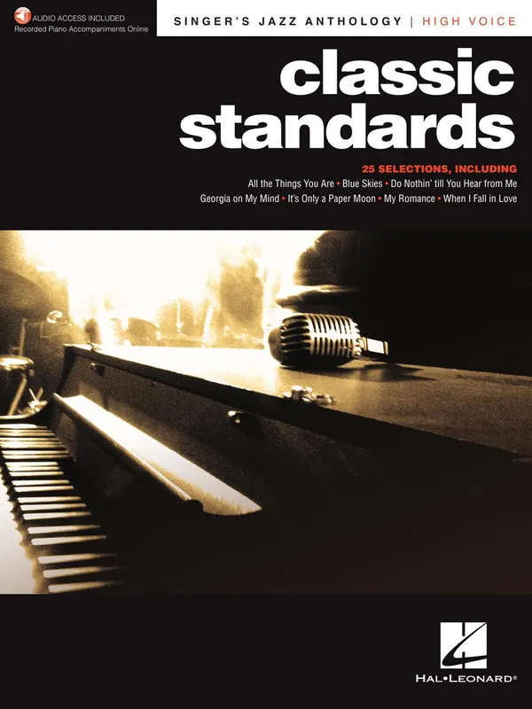No Minimum Order Classic Standards Singer's Jazz Anthology – High Voice