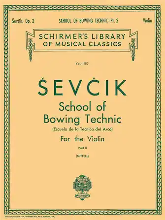 Sevcik School of Bowing Technics, Op. 2 - Book 2 Premium