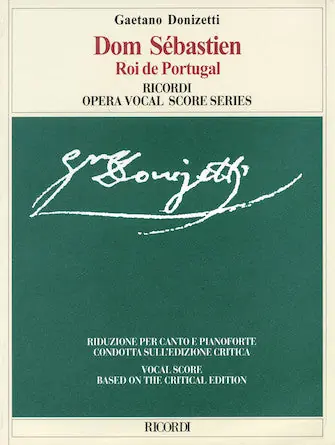 Donizetti Dom Sebastien Vocal Score Latest