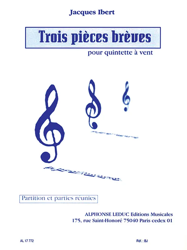 Ibert Trois Pièces brèves Authentic