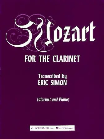 Place Order Mozart for the Clarinet