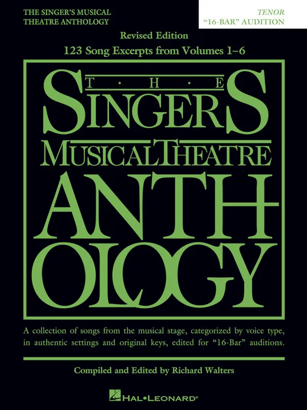 Affordable Singer's Musical Theatre Anthology: Tenor - 16-bar Audition - Revised (Replaces 00230041)