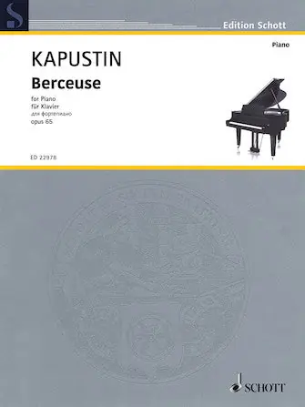 Holiday Sale Kapustin Berceuse Op. 65 Piano
