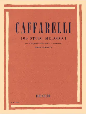 Caffarelli 100 Studi Melodici (Melodic Studies) Big Sale