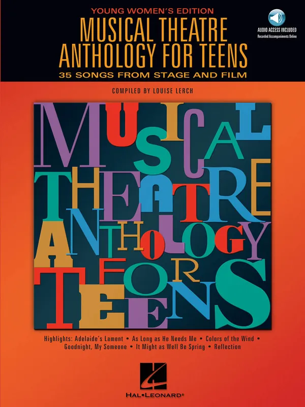 Musical Theatre Anthology for Teens - Young Women's Book/Online Audio Express Delivery