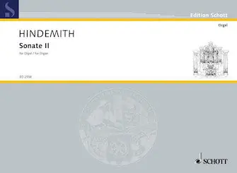 New Arrival Hindemith Sonata No. 2 (1937) Organ