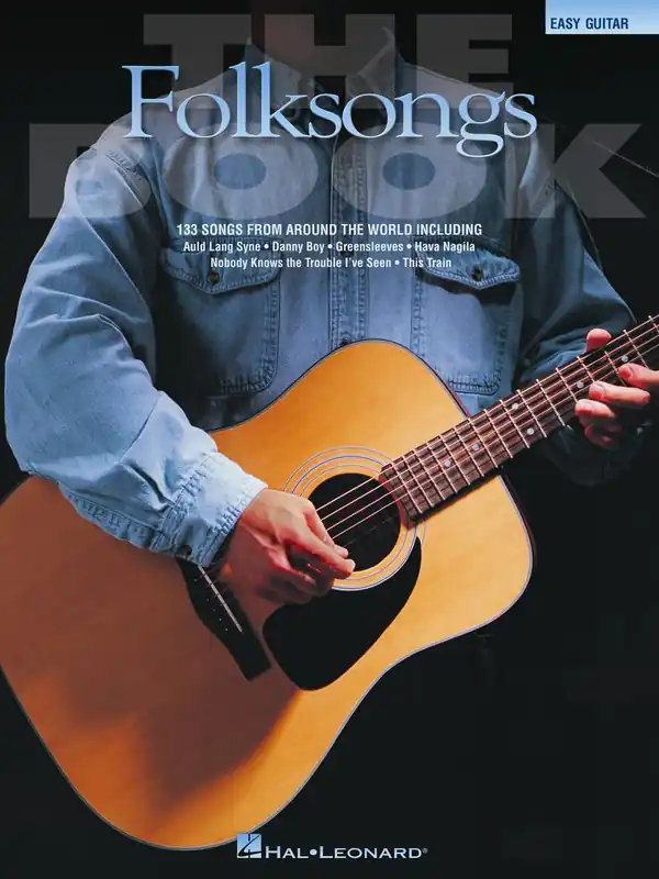 Same Day Shipping Folksongs Book - Easy Guitar No Tab