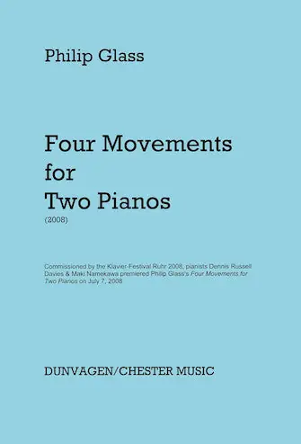 Glass - 4 Movements for Two Pianos Clearance