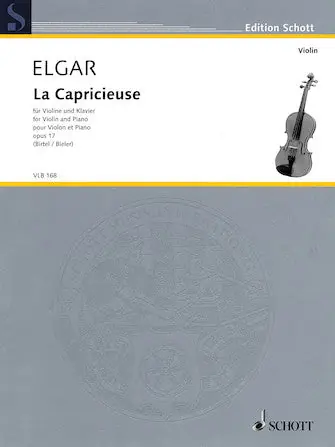 Free Shipping Elgar Capricieuse, Op. 17 Violin and Piano