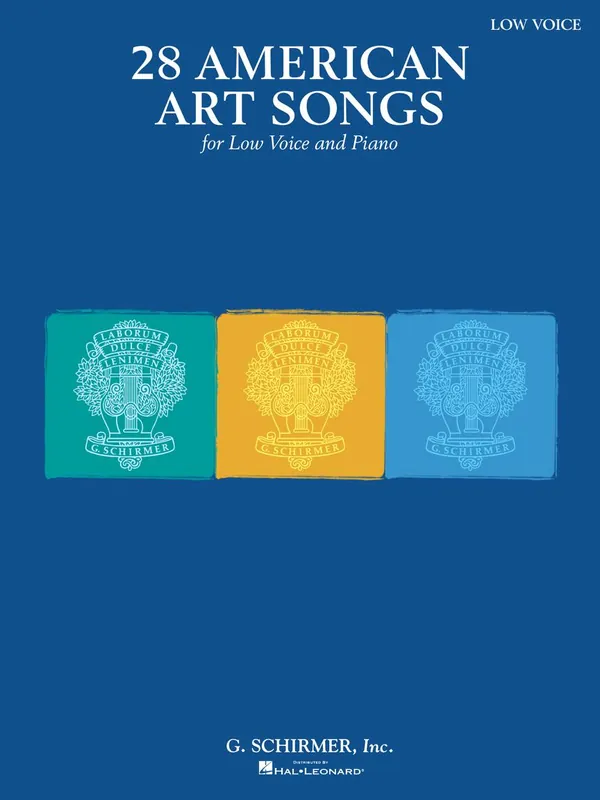 No Minimum Order 28 American Art Songs - Low Voice And Piano