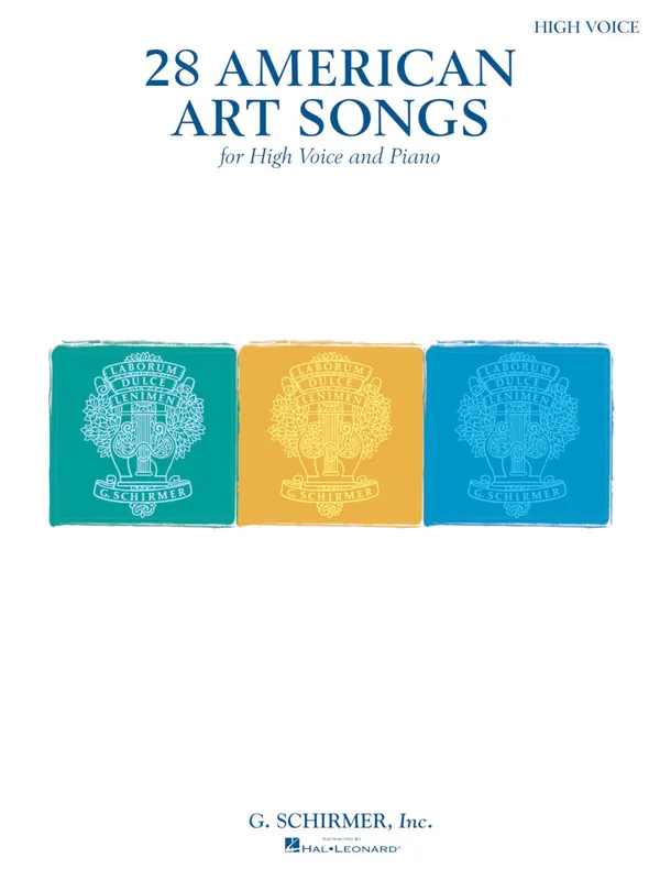 Sale 28 American Art Songs - High Voice And Piano