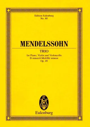 Mendelssohn: Piano Trio No. 1, Op. 49 Clearance