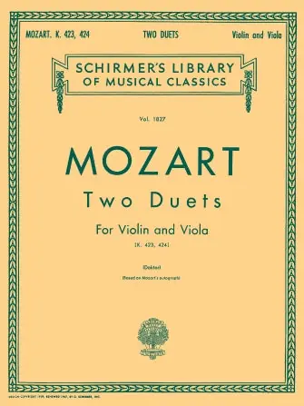 Mozart Two Duets, K. 423 and K. 424 Authentic