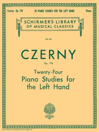 Czerny 24 Studies for the Left Hand, Op. 718 New Arrival