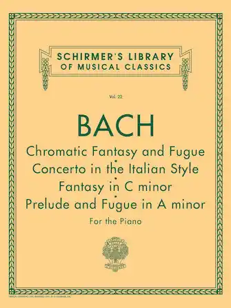 Bach Chromatic Fantasy & Fugue, Concerto in the Italian Style, Fantasy in C Min, Prelude & Fugue in A Min Factory Price