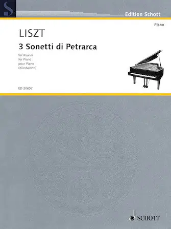 Exclusive Offer Liszt 3 Sonetti Di Petrarca for Piano Solo