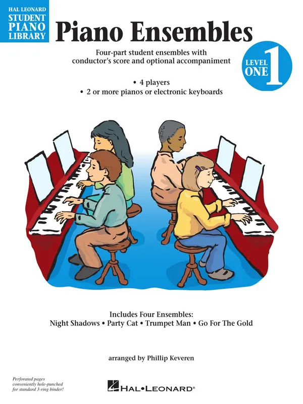 No Minimum Order Piano Ensembles Level 1 - Hal Leonard Student Piano Library